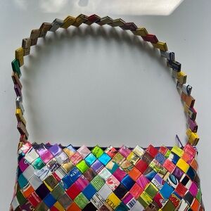 Colorful Up cycled Wrapper Purse